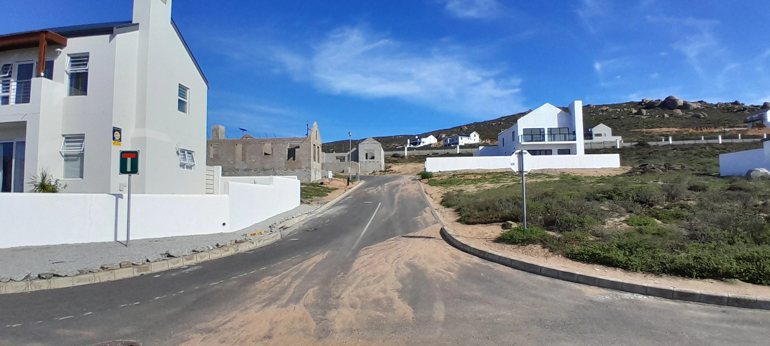 Empty beachfront stand for sale